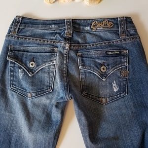 Miss Me Women Sz 26 Distressed Boot Flap Pocket